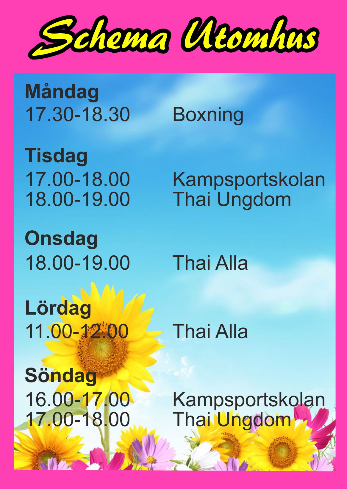 Schema Ute